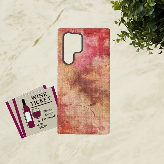 暖水色の花 SAMSUNG GALAXYケース