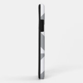 暖灰色のジオメトリックデコキューブパターン Case-Mate iPhoneケース (裏面/右)