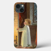 暖炉で暖まるヴィンテージクリスマス Case-Mate iPhoneケース (裏面)