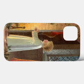 暖炉で暖まるヴィンテージクリスマス Case-Mate iPhoneケース (裏面 (横))