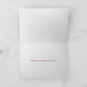 暖炉で生まれたテディベア カード (内部)