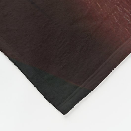 暖炉のクリスマスまでにアビシニアン フリースブランケット (角)