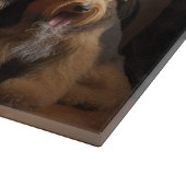 暖炉のクリスマスまでにエールを カッティングボード (角)