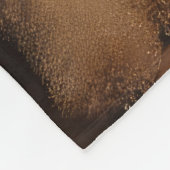 暖炉のクリスマスまでにエールを フリースブランケット (角)