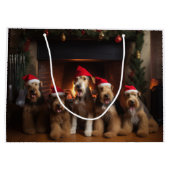 暖炉のクリスマスまでにエールを ラージペーパーバッグ (裏面)