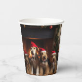 暖炉のクリスマスまでにエールを 紙コップ (裏面)