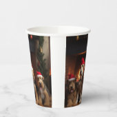 暖炉のクリスマスまでにエールを 紙コップ (左)