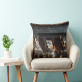 暖炉のクリスマスまでにオーストラリアの牛 クッション (椅子)