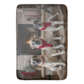 暖炉のクリスマスまでに行われたアナトリアの羊飼い バスマット (正面縦)