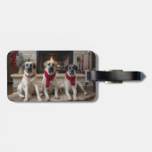 暖炉のクリスマスまでに行われたアナトリアの羊飼い ラゲッジタグ (裏面横)