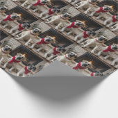 暖炉のクリスマスまでに行われたアナトリアの羊飼い ラッピングペーパー (角)