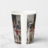 暖炉のクリスマスまでに行われたアナトリアの羊飼い 紙コップ (左)