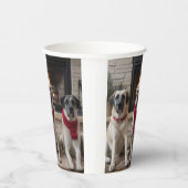 暖炉のクリスマスまでに行われたアナトリアの羊飼い 紙コップ (右)