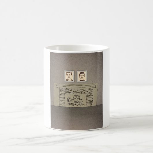 暖炉のマグ上のHavelそしてリード コーヒーマグカップ (中央)