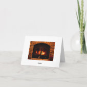 暖炉のメモカード カード (裏面)