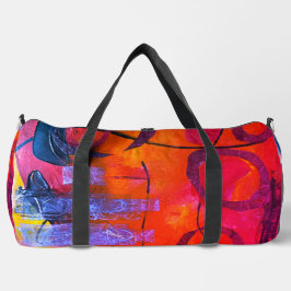 「暖炉の光」 ダッフルバッグ