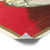 暖炉の前の子 ポスター (角)