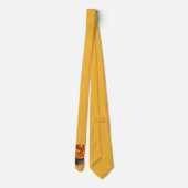 暖炉の火から立ち上がるフェニックス ネクタイ (裏面)