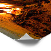 暖炉の火の世話をするノルウェーの女性 ポスター (角)