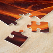 暖炉の火炎マクロ ジグソーパズル (側面)