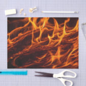 暖炉の火炎マクロ 薄葉紙 (クラフト)