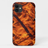 暖炉の火炎マクロ Case-Mate iPhoneケース (裏面)