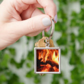 暖炉の炎I キーホルダー (手)