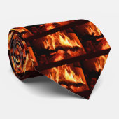 暖炉の炎I ネクタイ (ロール)