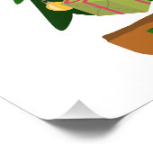 暖炉の焚き火のクリスマスツリーの近くでメリークリスマス フォトプリント            (角)