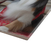 暖炉クリスマスによるオーストラリアの羊飼い カッティングボード (角)