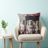 暖炉クリスマスによるオーストラリアの羊飼い クッション (椅子)