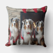 暖炉クリスマスによるオーストラリアの羊飼い クッション (正面)