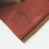 暖炉クリスマスまでにオーストラリアのケルピー フリースブランケット (角)