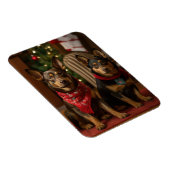 暖炉クリスマスまでにオーストラリアのケルピー マグネット (右側)