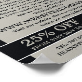 暖炉デザイン煙突掃引設備 ポスター (角)