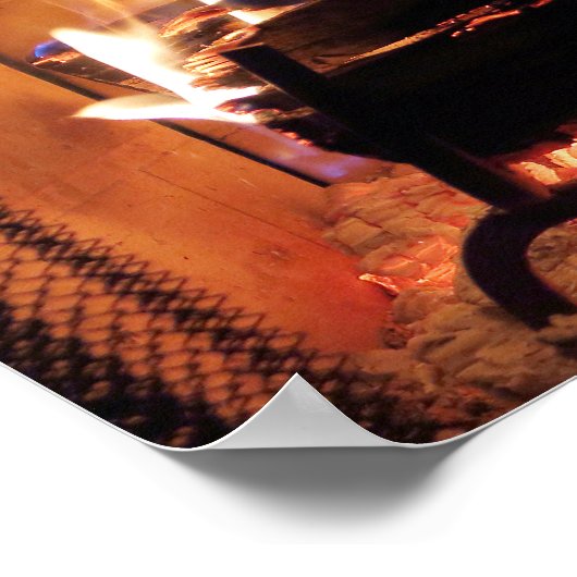 暖炉ポスター ポスター (角)