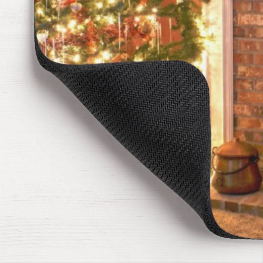 暖炉2 マウスパッド (コーナー)