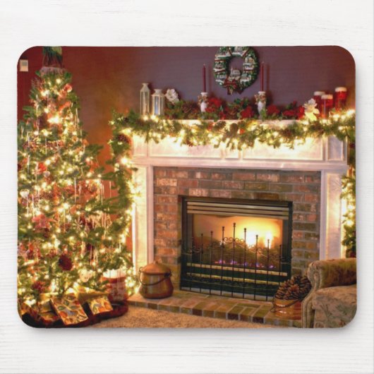 暖炉2 マウスパッド (正面)