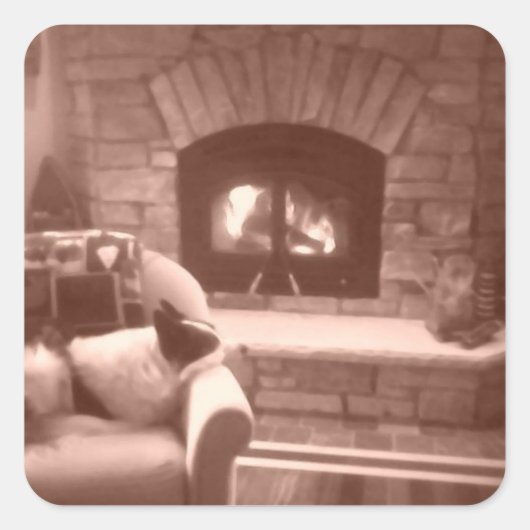 暖炉 スクエアシール (正面)