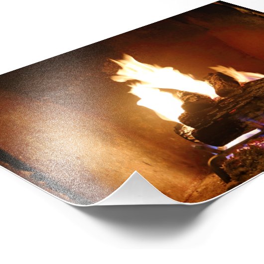 暖炉 フォトプリント            (角)