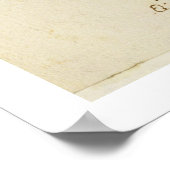 暖炉(ペンとインク)のスケッチデザイン ポスター (角)