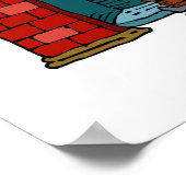 暖炉 ポスター (角)