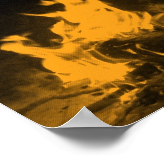 暖炉 ポスター (角)