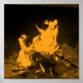 暖炉 ポスター (正面)