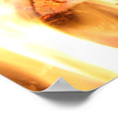 暖炉 ポスター (角)