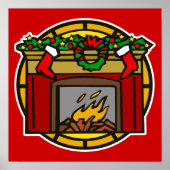 暖炉 ポスター (正面)