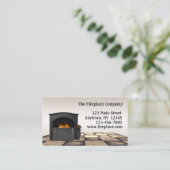 暖炉 名刺 (スタンド正面)