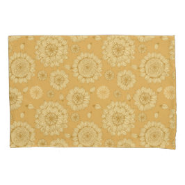 暖琥珀のサンライトスティルネスII 枕カバー