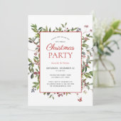 暖素朴かいウィンターベリーホリデーパーティー 招待状 (スタンド正面)