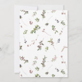 暖素朴かいウィンターベリーホリデーパーティー 招待状 (裏面)